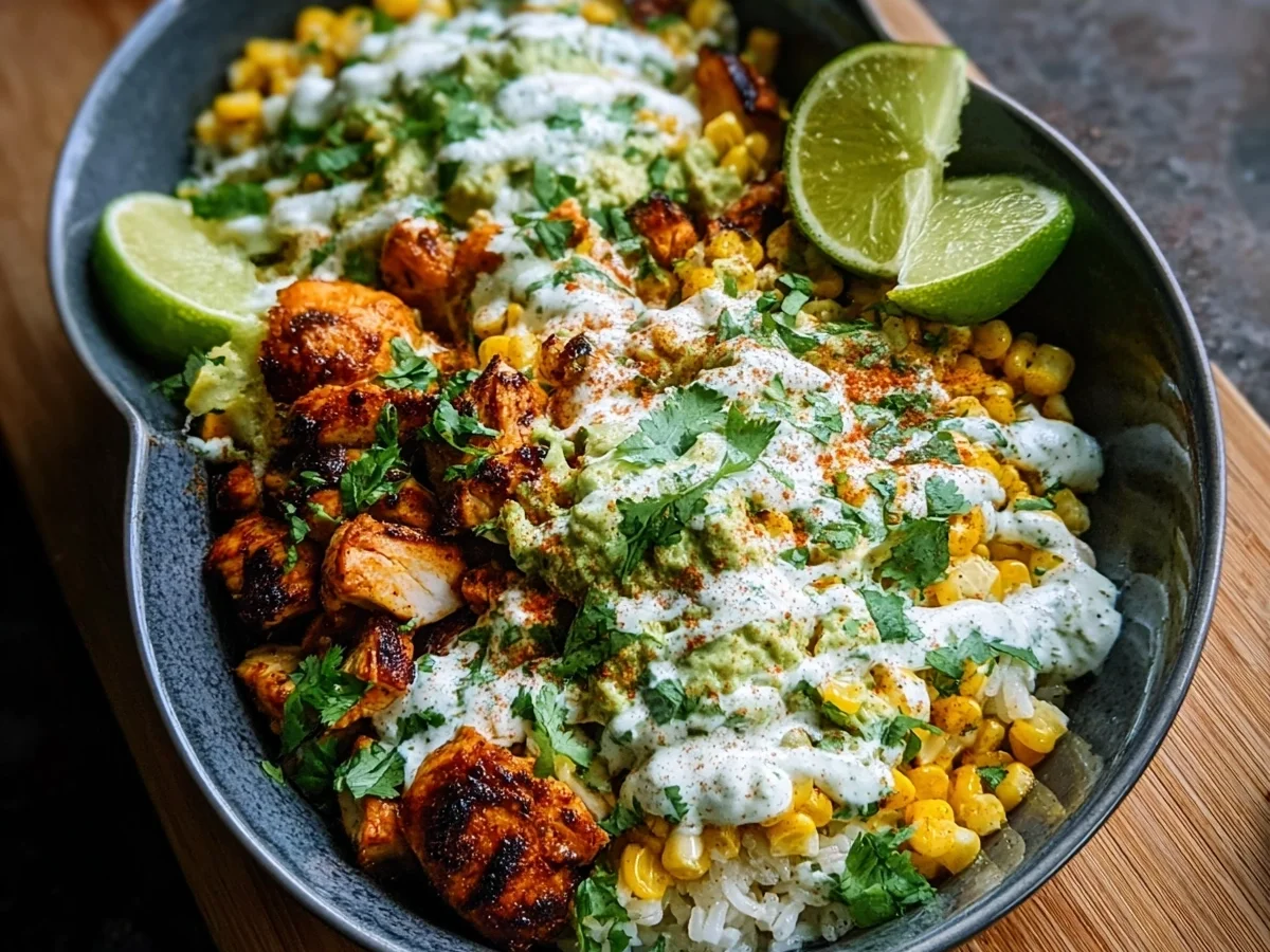 30-Minute Street Corn Chicken Rice Bowl - Image 2