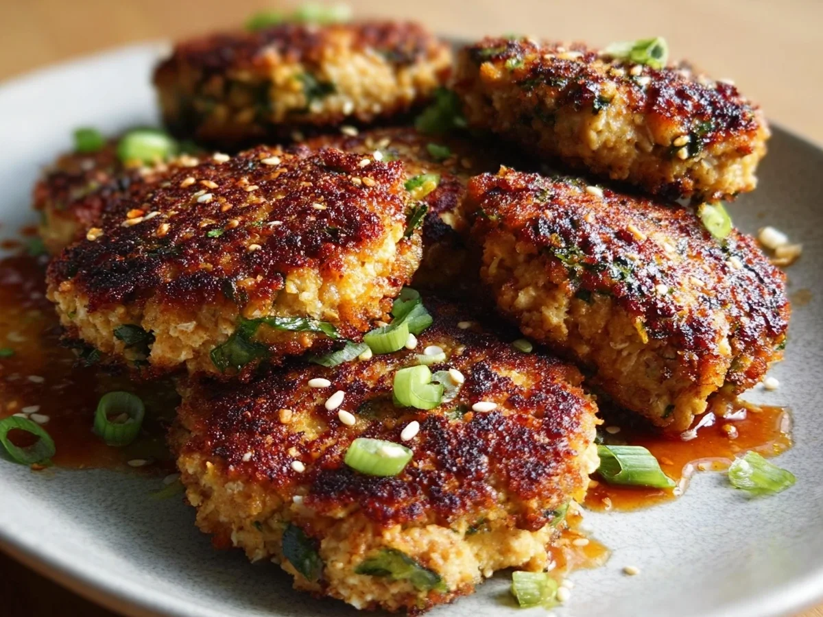 Asian Tuna Cakes: Crispy & Protein-Packed Appetizer - Image 1