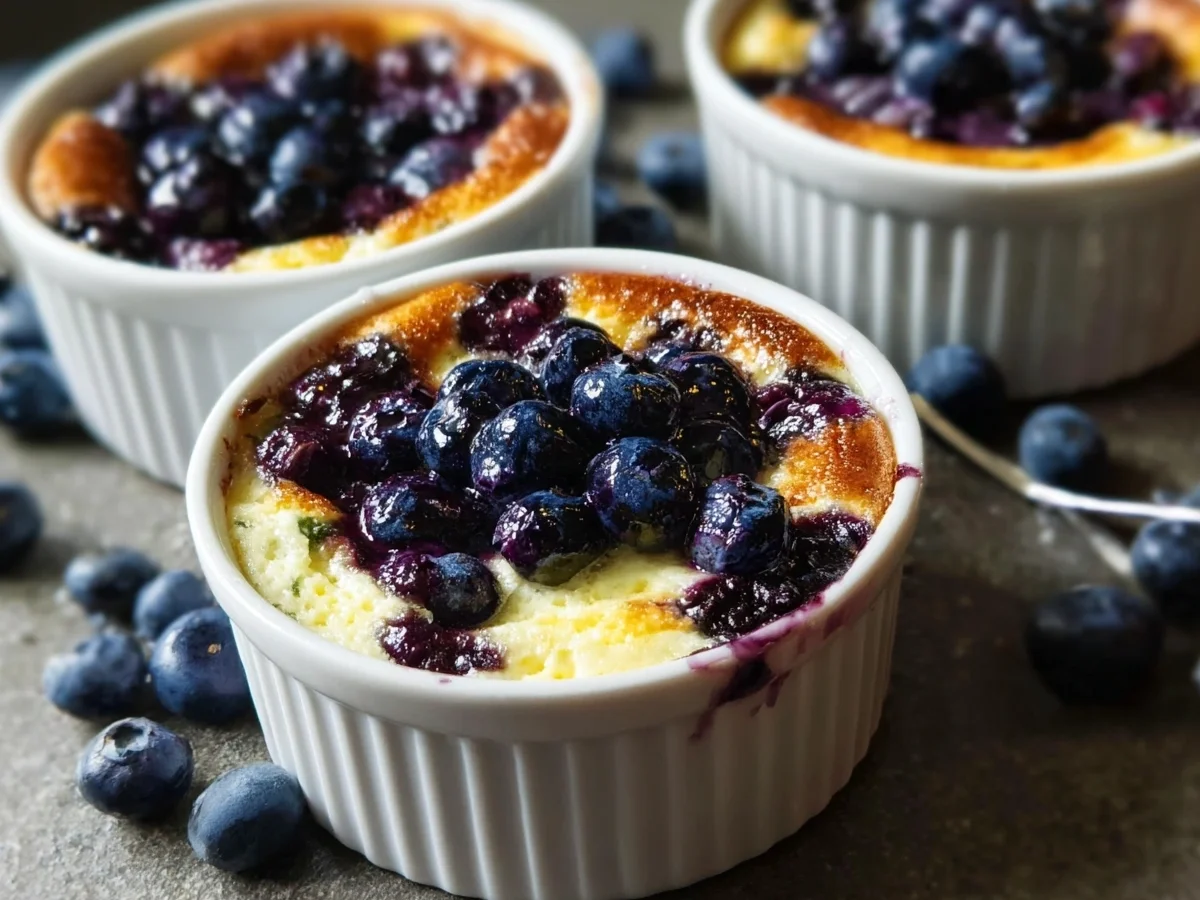 Baked Blueberry Cottage Cheese Bowls: Creamy & Easy - Image 1