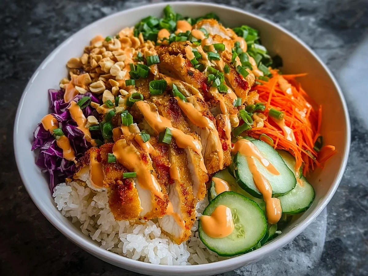 Bang Bang Chicken Bowl: Quick High-Protein Dinner - Image 1