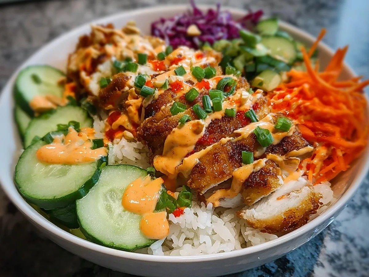 Bang Bang Chicken Bowl: Quick High-Protein Dinner - Image 2