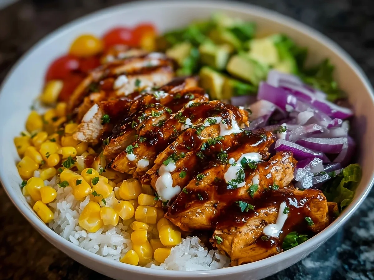 BBQ Ranch Chicken Bowl: High Protein & Savory - Image 1
