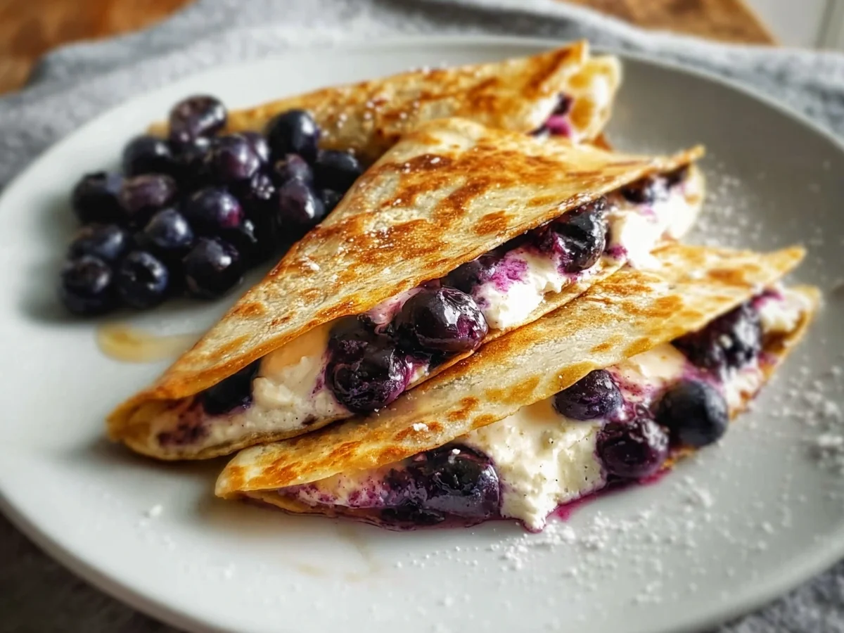 Blueberry Breakfast Quesadilla: Quick, Sweet, High-Protein - Image 1