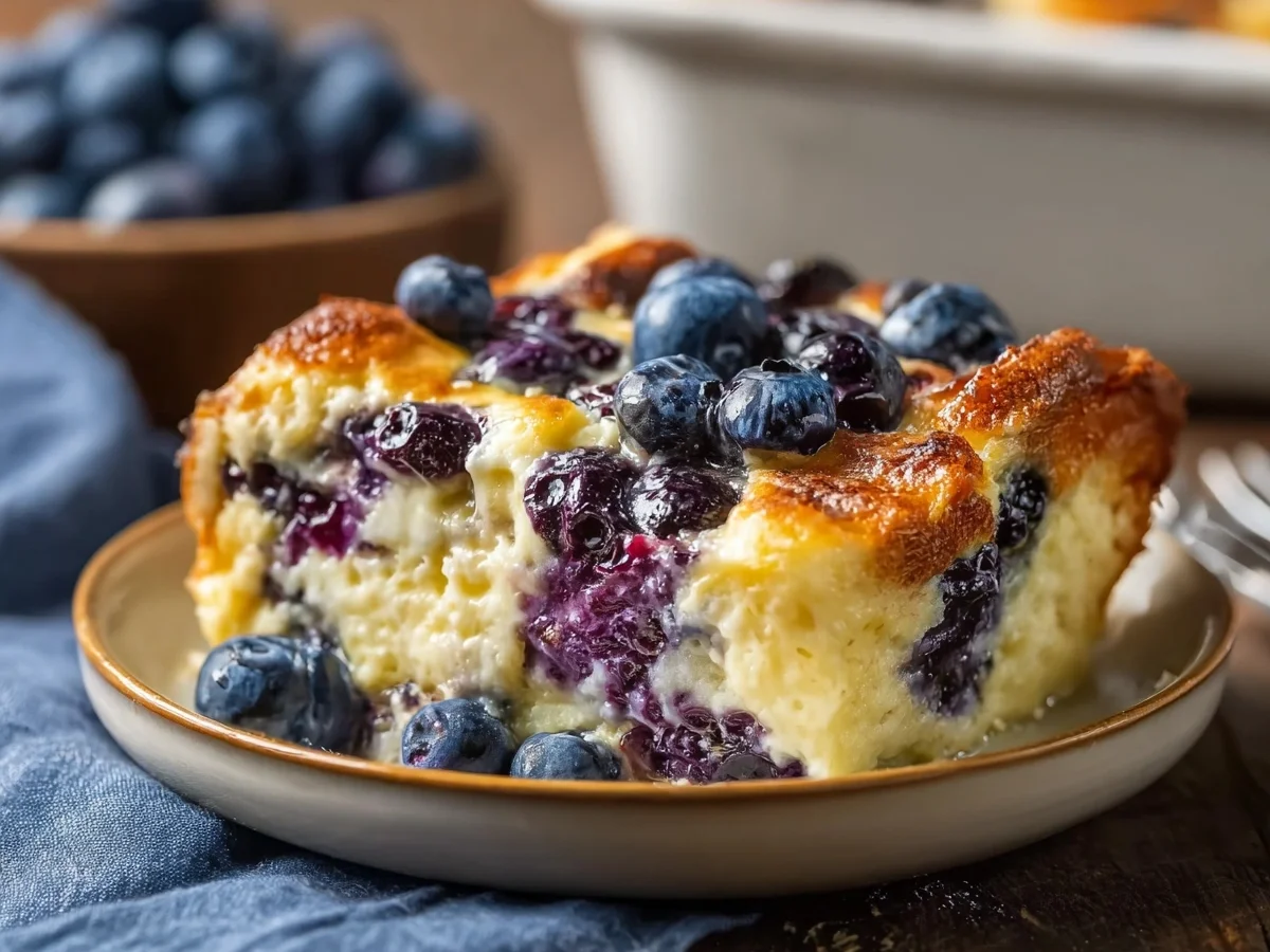 Blueberry Cottage Cheese Bake: Protein Meal Prep - Image 1