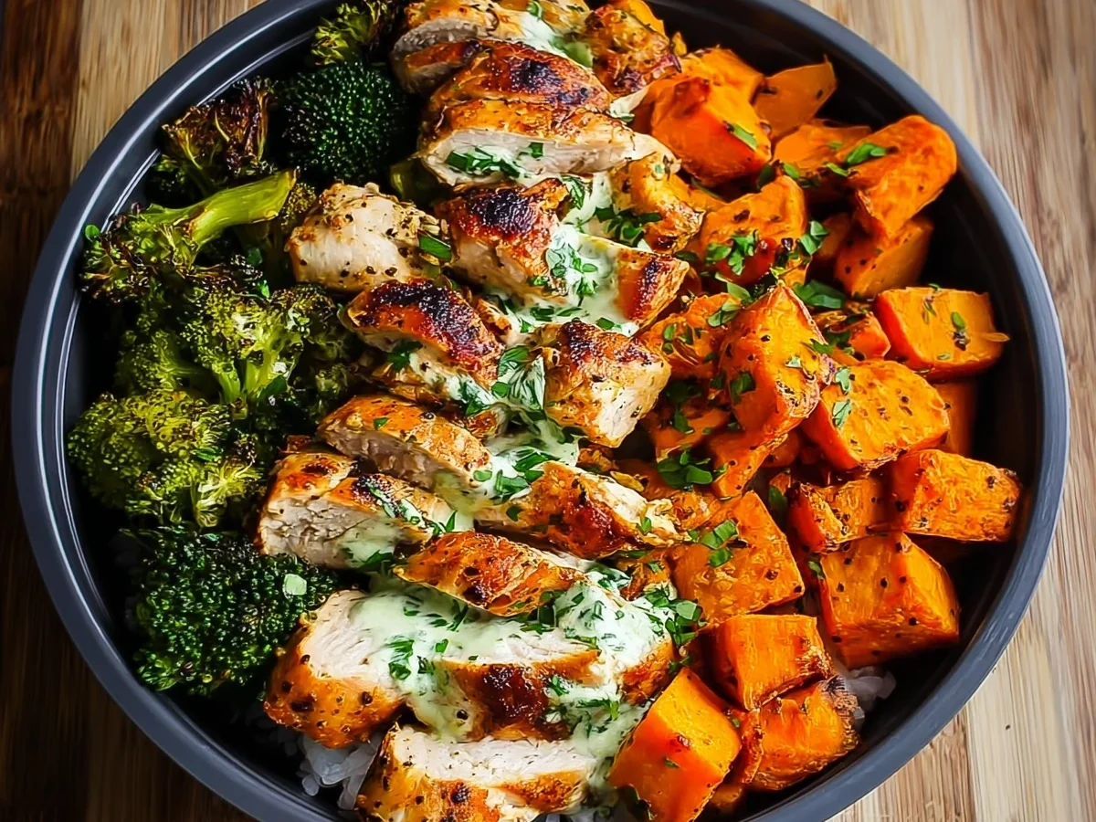 Chicken Sweet Potato Bowl: Easy Meal Prep Recipe - Image 1