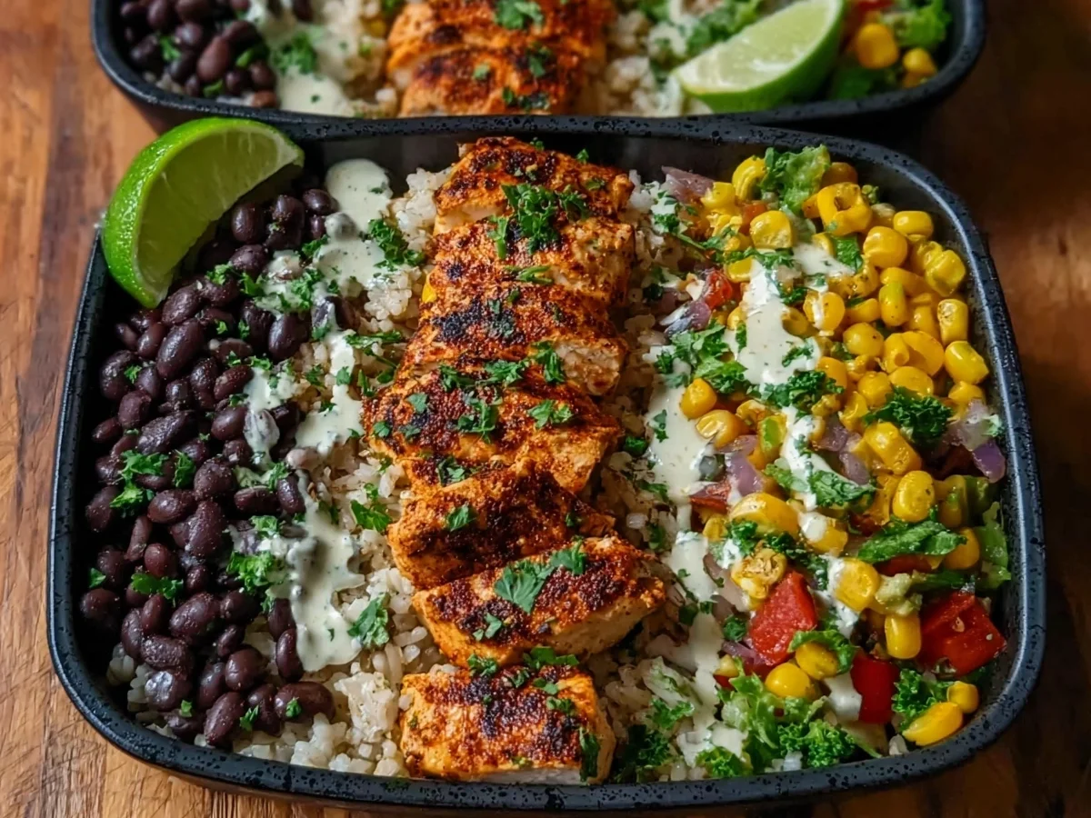 Chipotle Chicken Bowl: Easy Meal Prep Dinner - Image 1