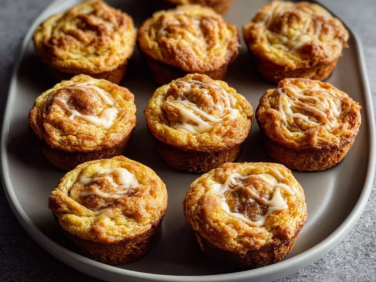 Cinnamon Roll Protein Muffins: Gluten-Free, 13g Protein - Image 2