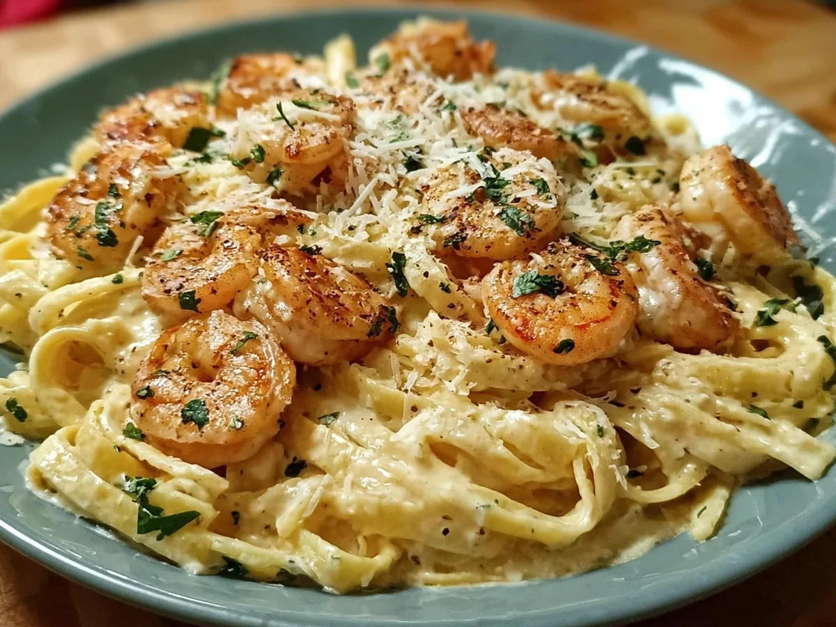 Creamy Garlic Shrimp Pasta: High Protein 30-Minute Meal - Image 2
