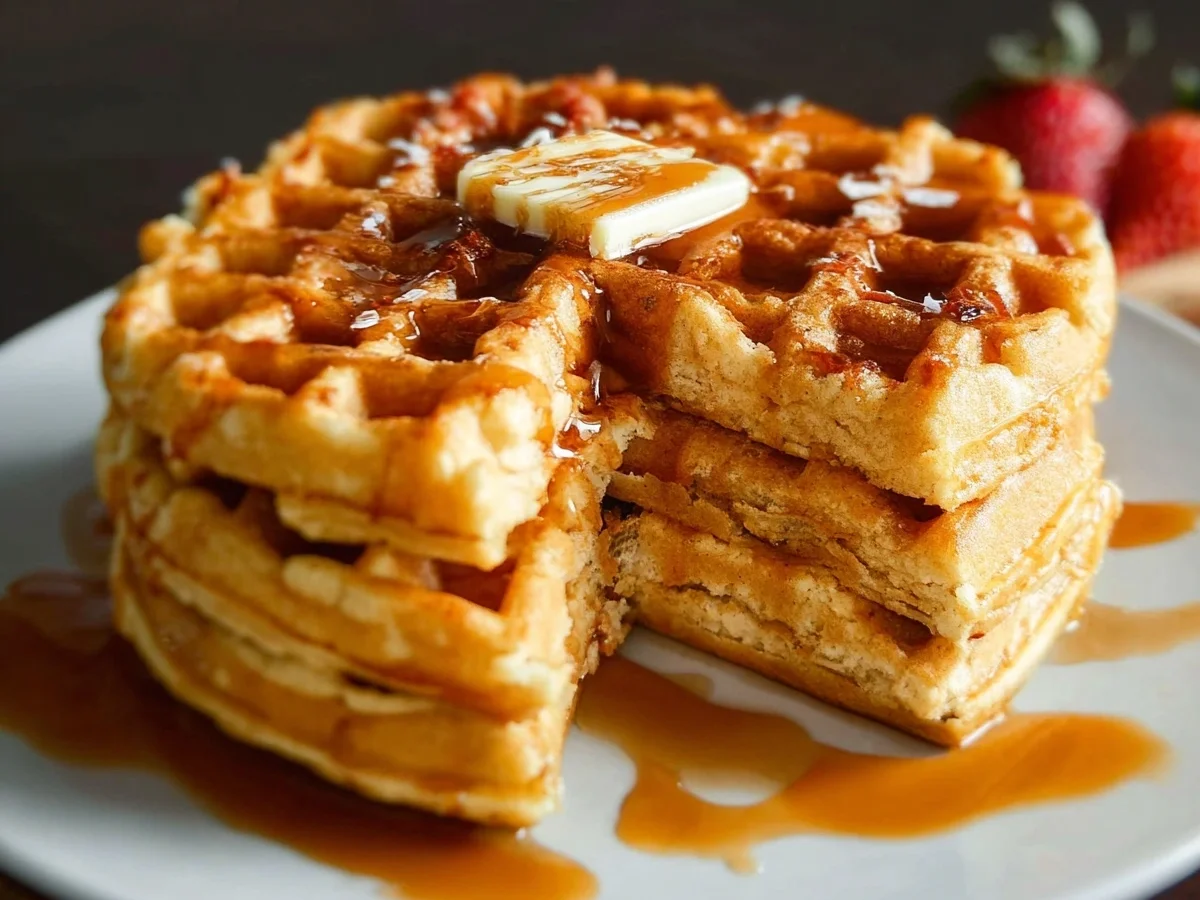 Crispy Protein Powder Waffles - 41g Protein - Image 1