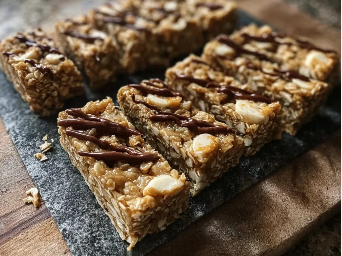 Easy No-Bake Banana Peanut Butter Oatmeal Bars - Image 2
