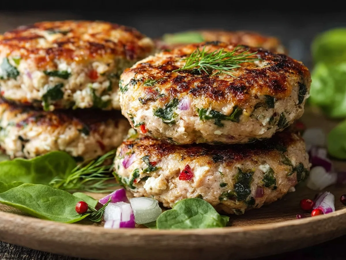 Greek Chicken Burgers: Mediterranean Meal Prep Recipe - Image 1