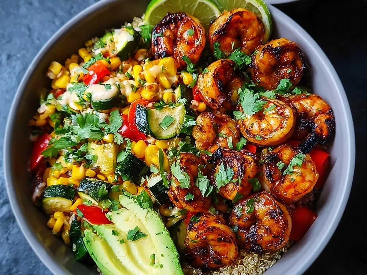 Grilled Shrimp Bowl: Healthy Meal Prep Recipe - Image 2