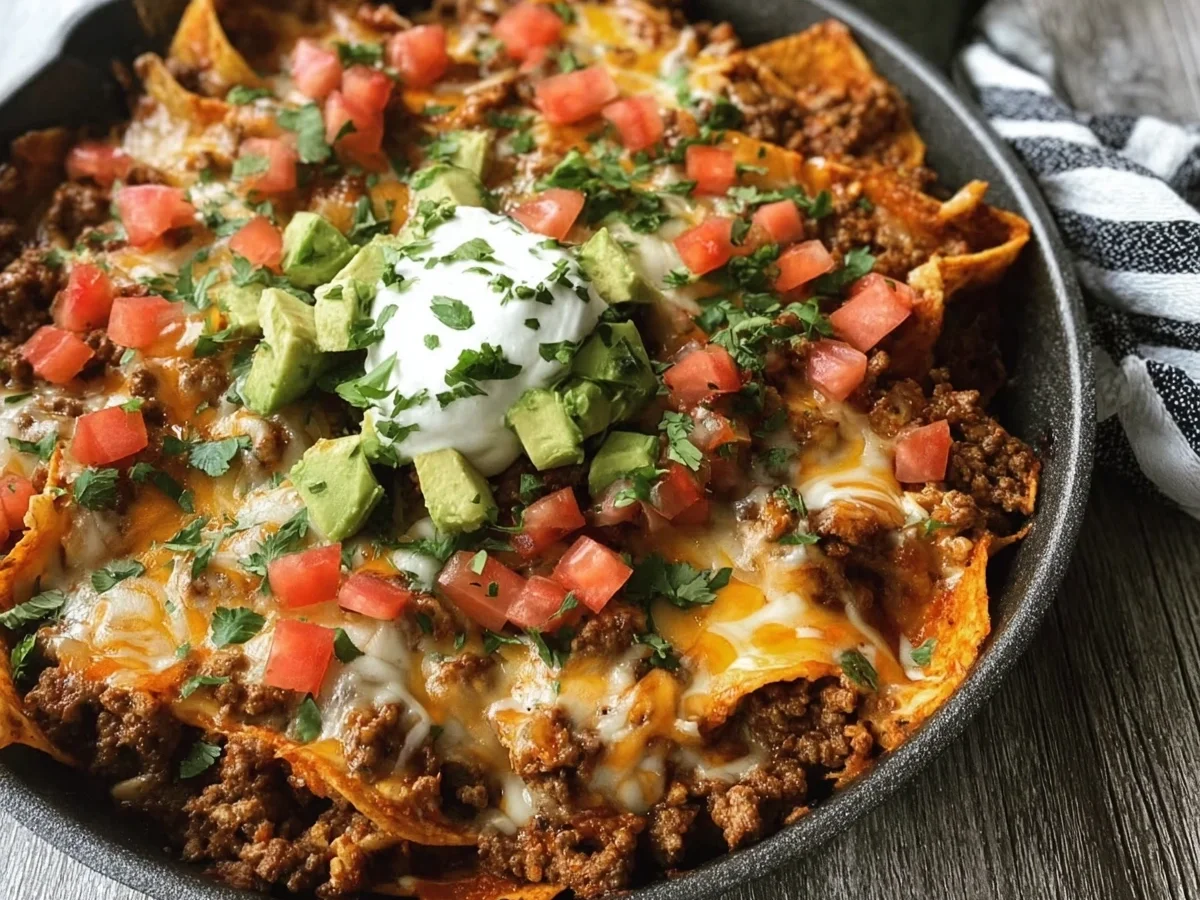 Ground Beef Enchilada Skillet: Easy One-Pan Dinner Recipe - Image 1
