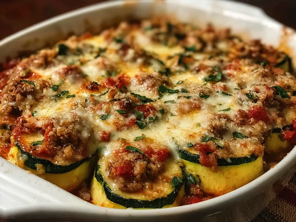 Ground Turkey Zucchini Casserole - Image 1