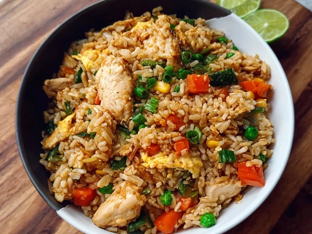 Healthy Chicken Fried Rice: High-Protein Meal Prep - Image 1