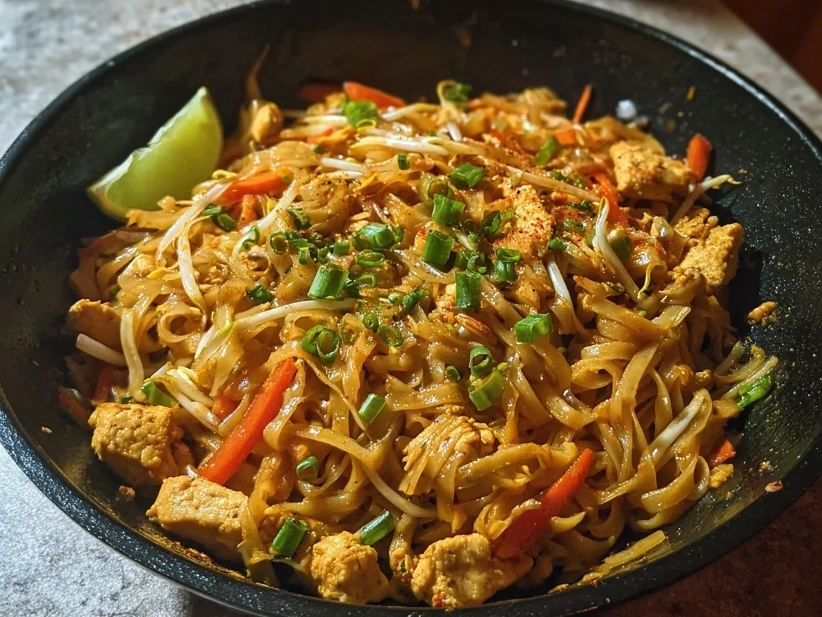 Healthy Chicken Pad Thai: High Protein & Quick Dinner - Image 2