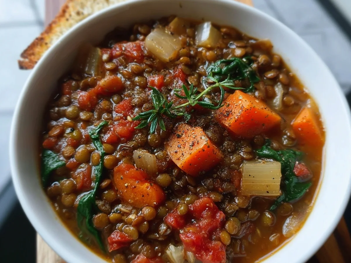 Hearty Lentil Stew: Comforting & Meal Prep Friendly - Image 1