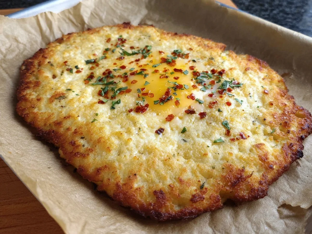 High Protein 2-Ingredient Cottage Cheese Flatbread - Image 1