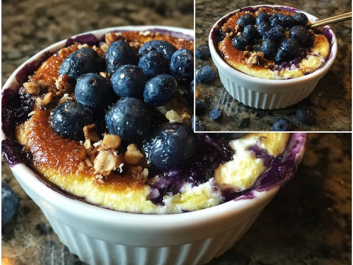High Protein Baked Blueberry Cottage Cheese Bowl - Image 2