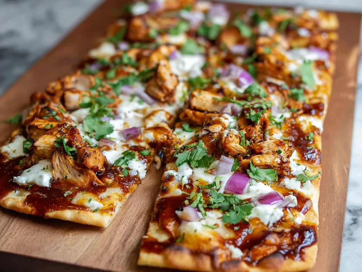 High Protein BBQ Chicken Flatbread - Image 1