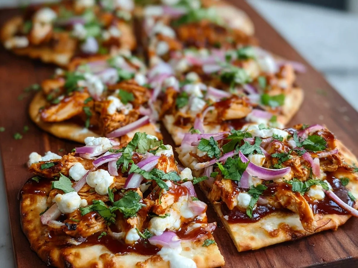High-Protein BBQ Chicken Flatbreads for Dinner - Image 1