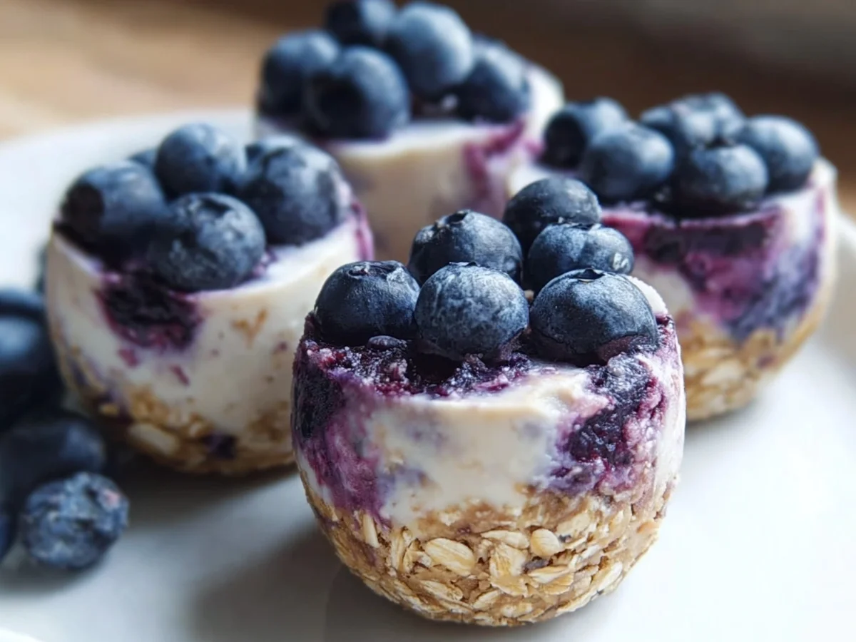 High Protein Blueberry Cheesecake Bites: Healthy Treat - Image 2