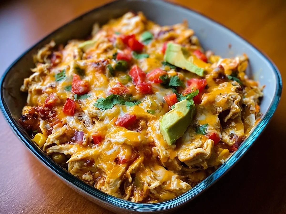High Protein Chicken Cottage Cheese Enchilada Bowls - Image 1