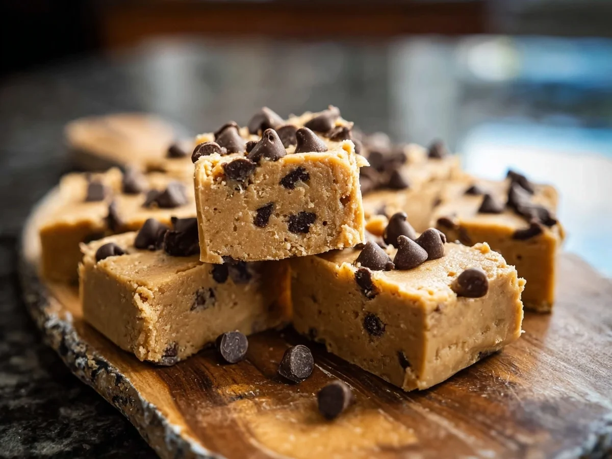 High Protein Cookie Dough Bars: Healthy Snacking Treat - Image 1