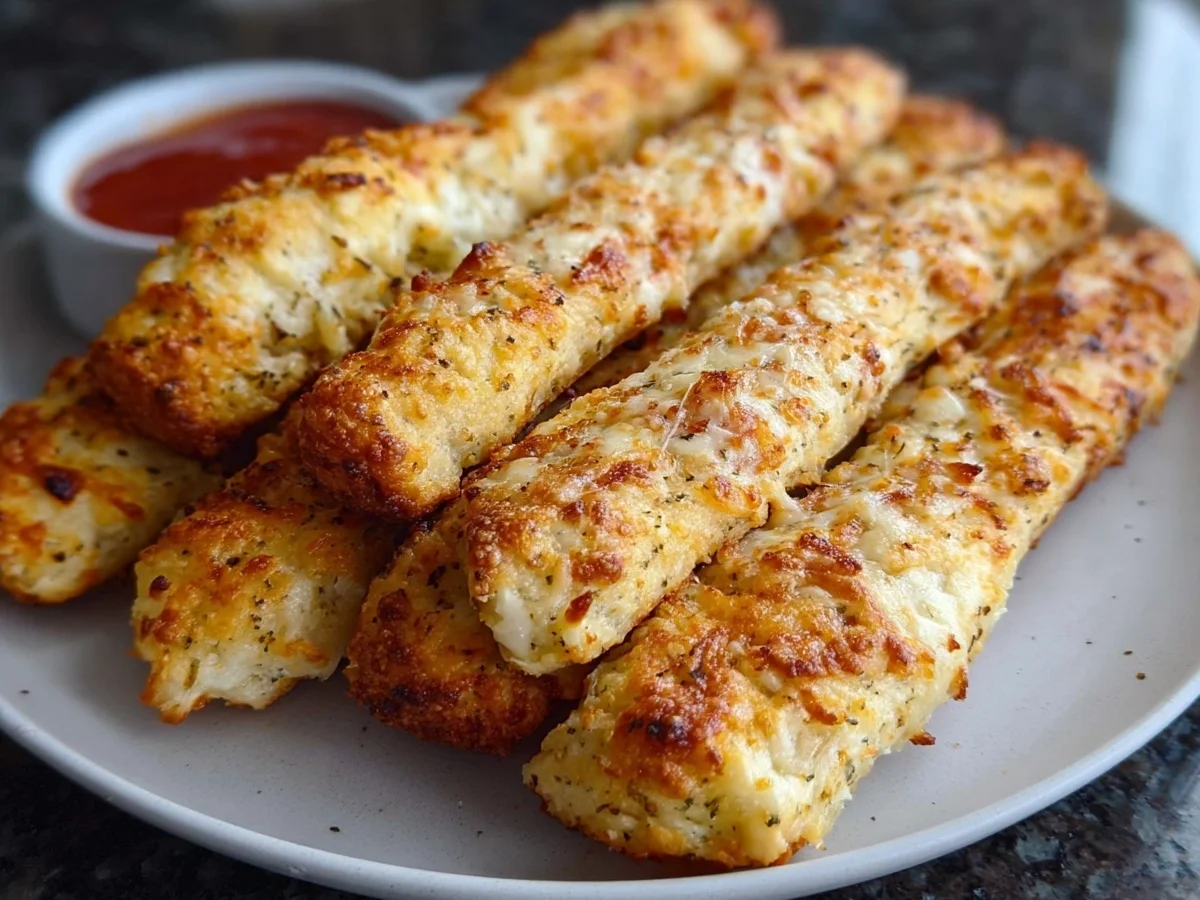 High Protein Cottage Cheese Breadsticks: Low Carb - Image 1