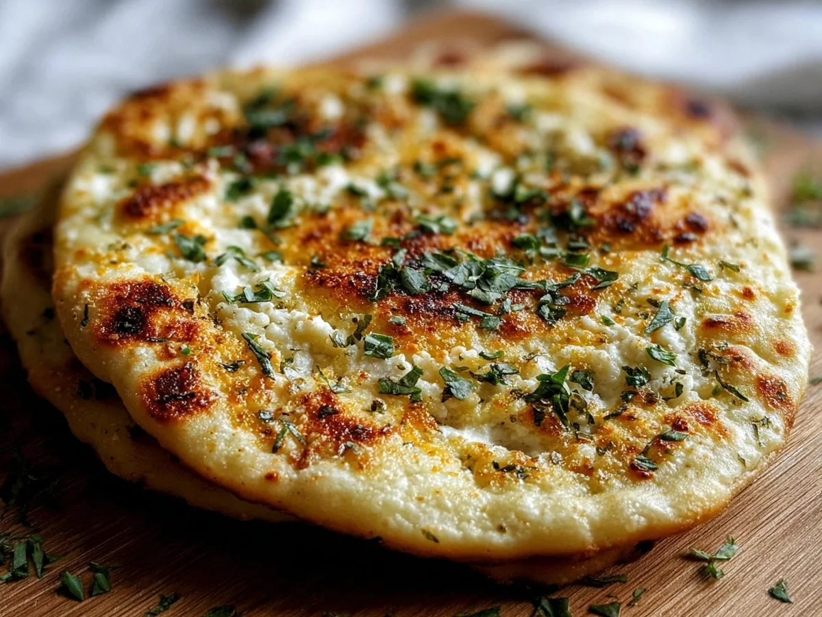 High-Protein Cottage Cheese Flatbread: Easy & Healthy - Image 1