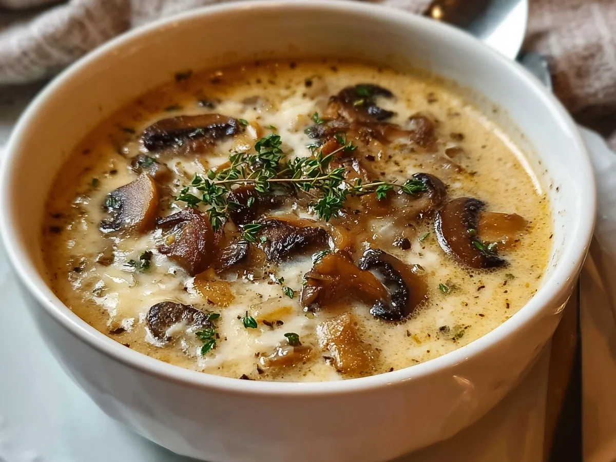 High-Protein Cottage Cheese Mushroom Soup - Image 2