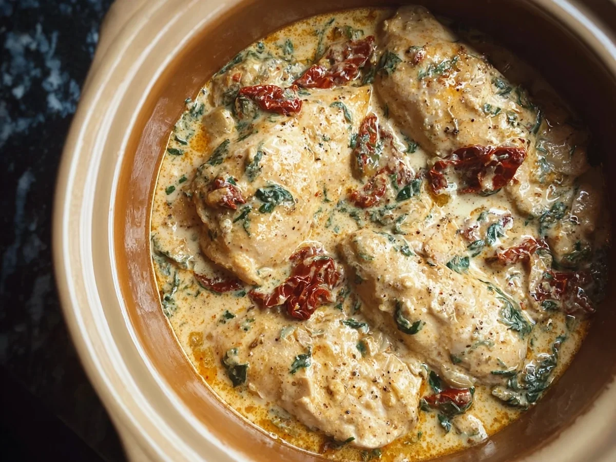 High Protein Crockpot Marry Me Chicken - Image 2