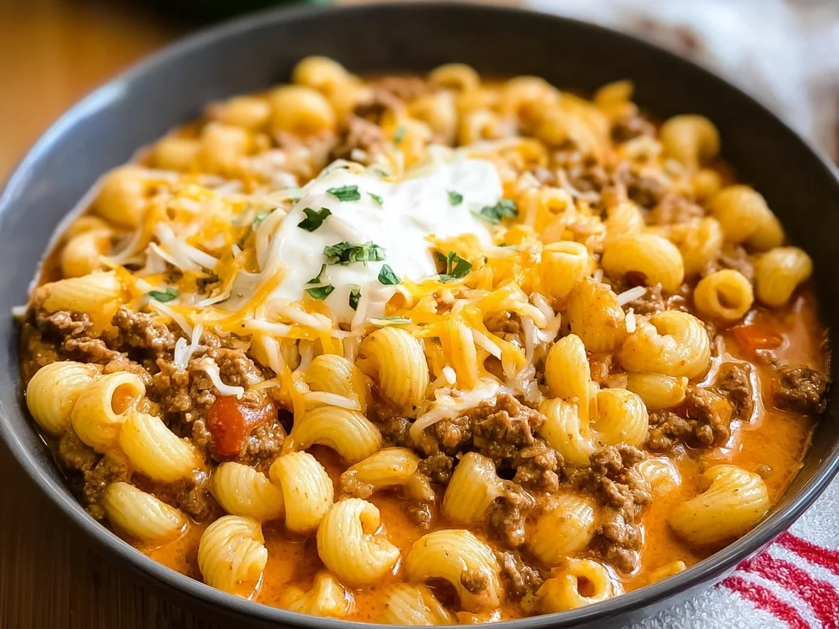 High Protein Hamburger Helper: Quick Family Comfort Meal - Image 1