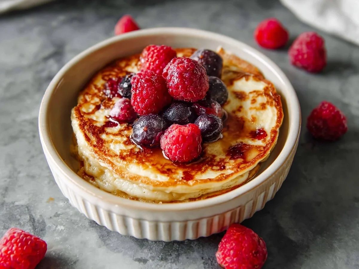 High Protein Pancake Bowl: 39g Breakfast Recipe - Image 1