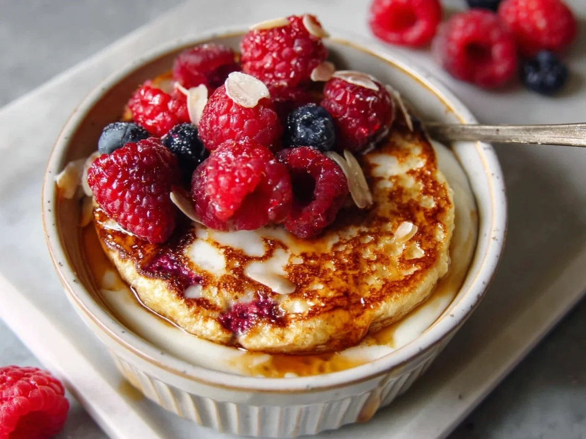 High Protein Pancake Bowl: 39g Breakfast Recipe - Image 2