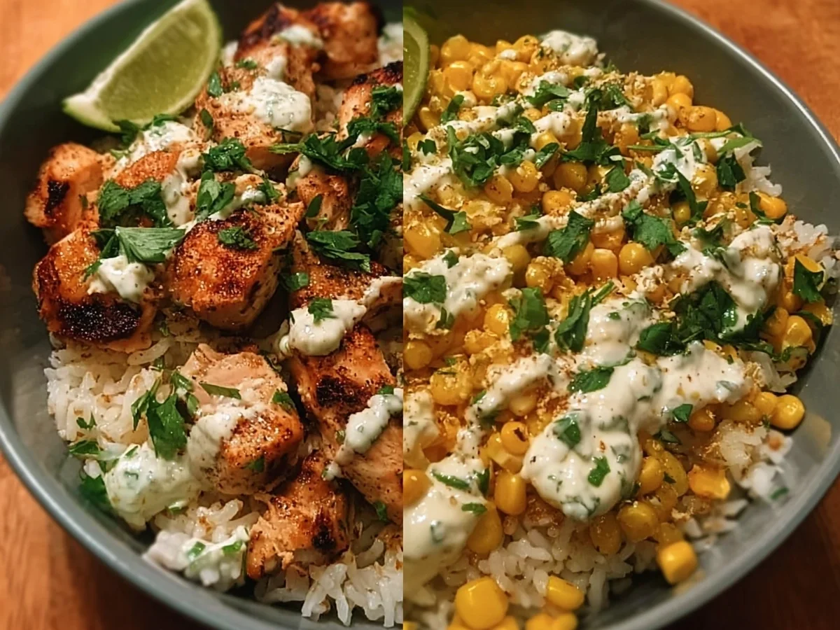 High Protein Street Corn Chicken Rice Bowl - Image 2