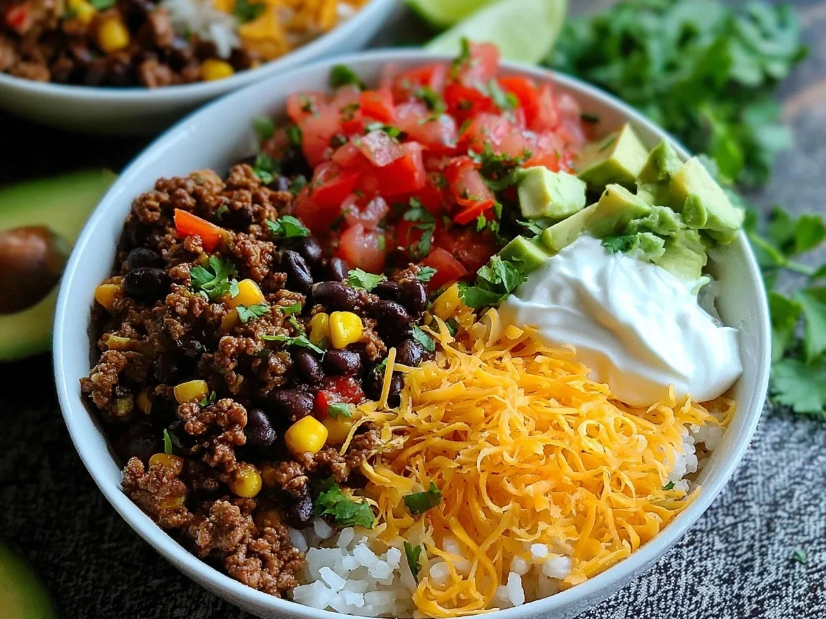 High Protein Taco Rice Bowls - Image 2