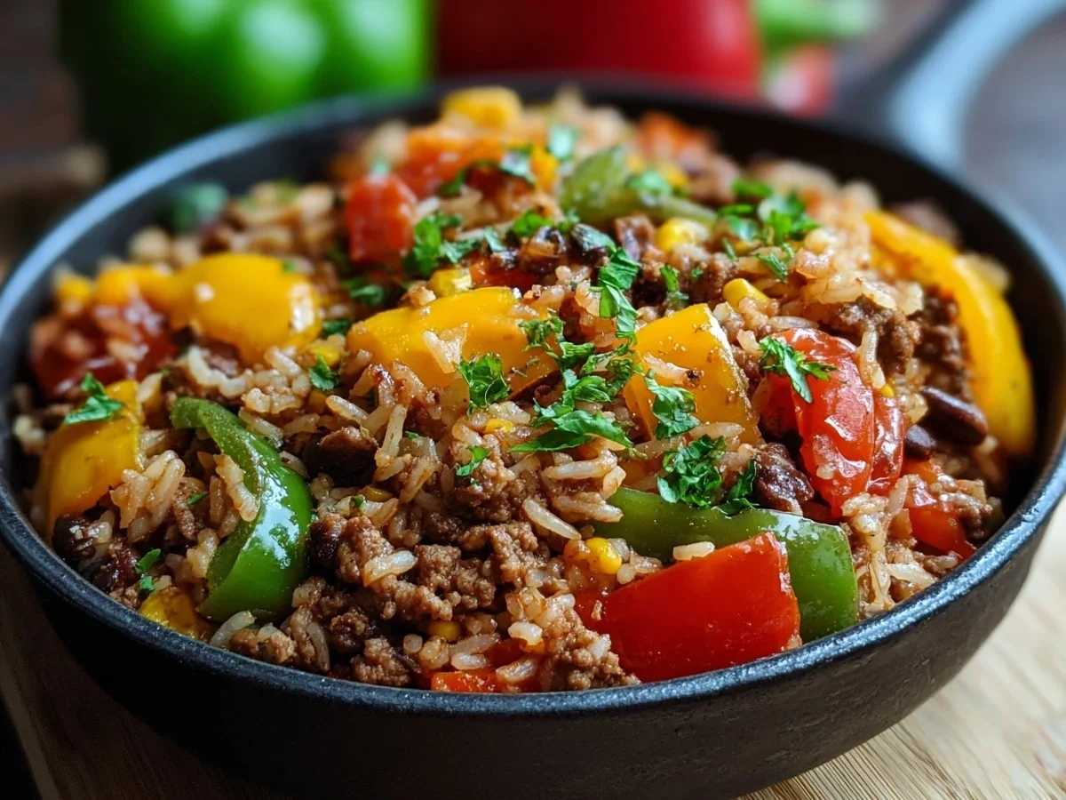 High Protein Unstuffed Peppers | One-Pan Meal Prep - Image 1