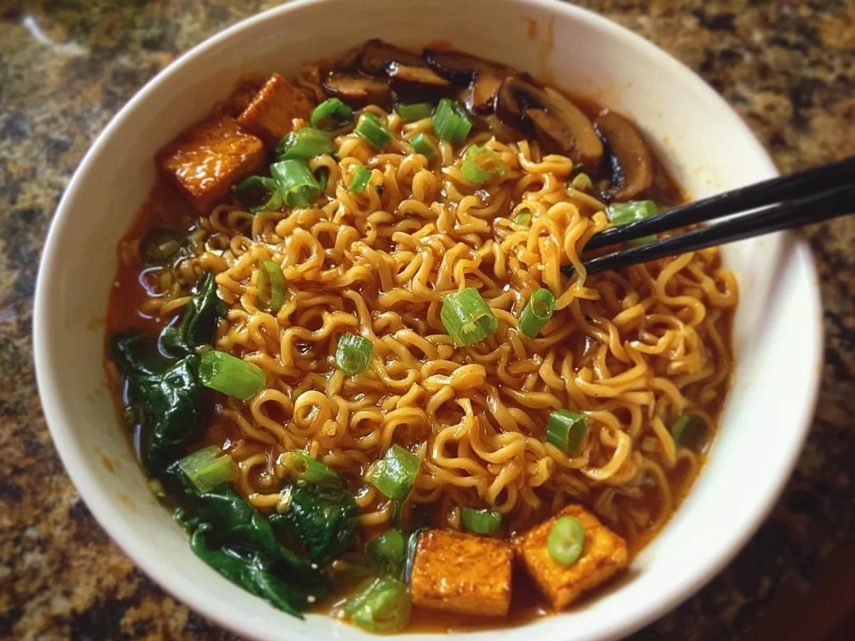 High Protein Vegan Ramen Noodles - Easy & Meal Prep - Image 1