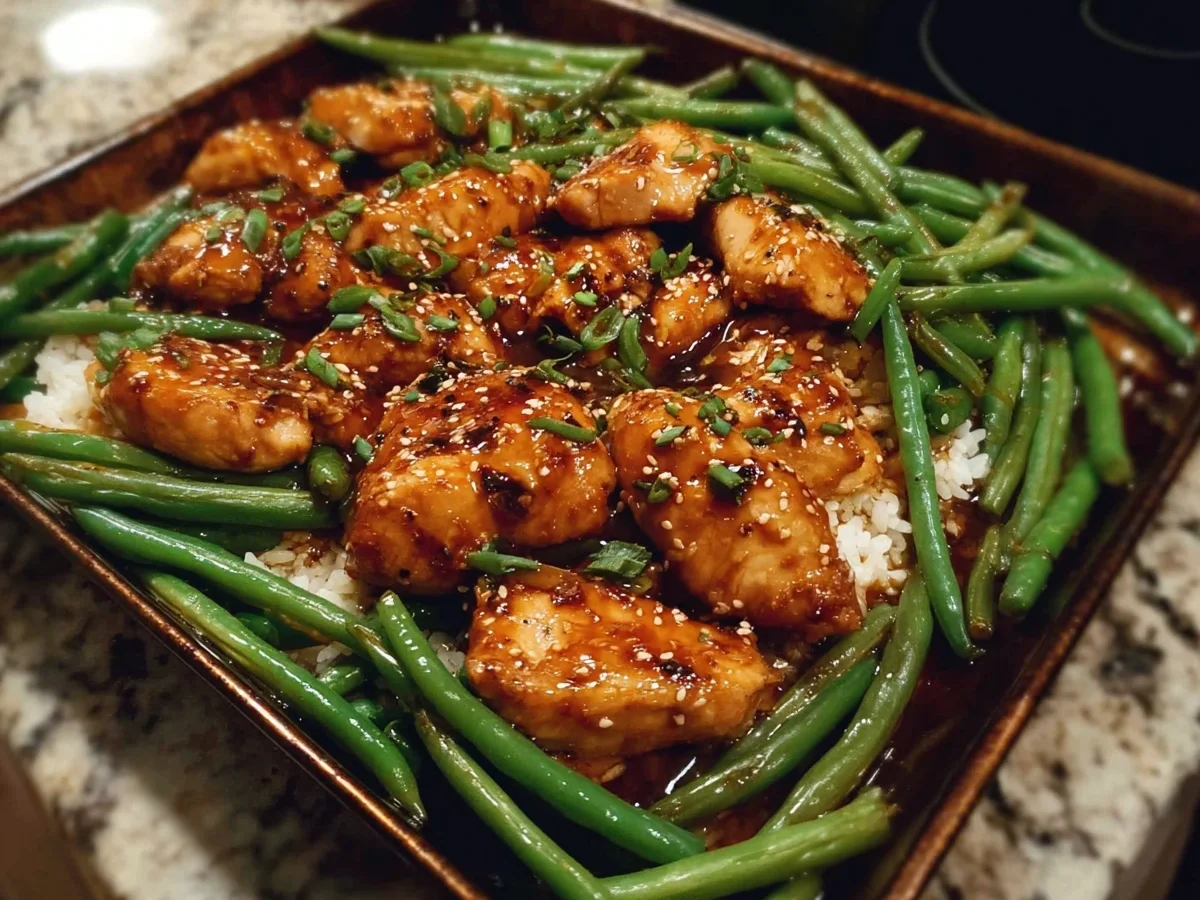 Honey Garlic Chicken & Green Beans - Image 1