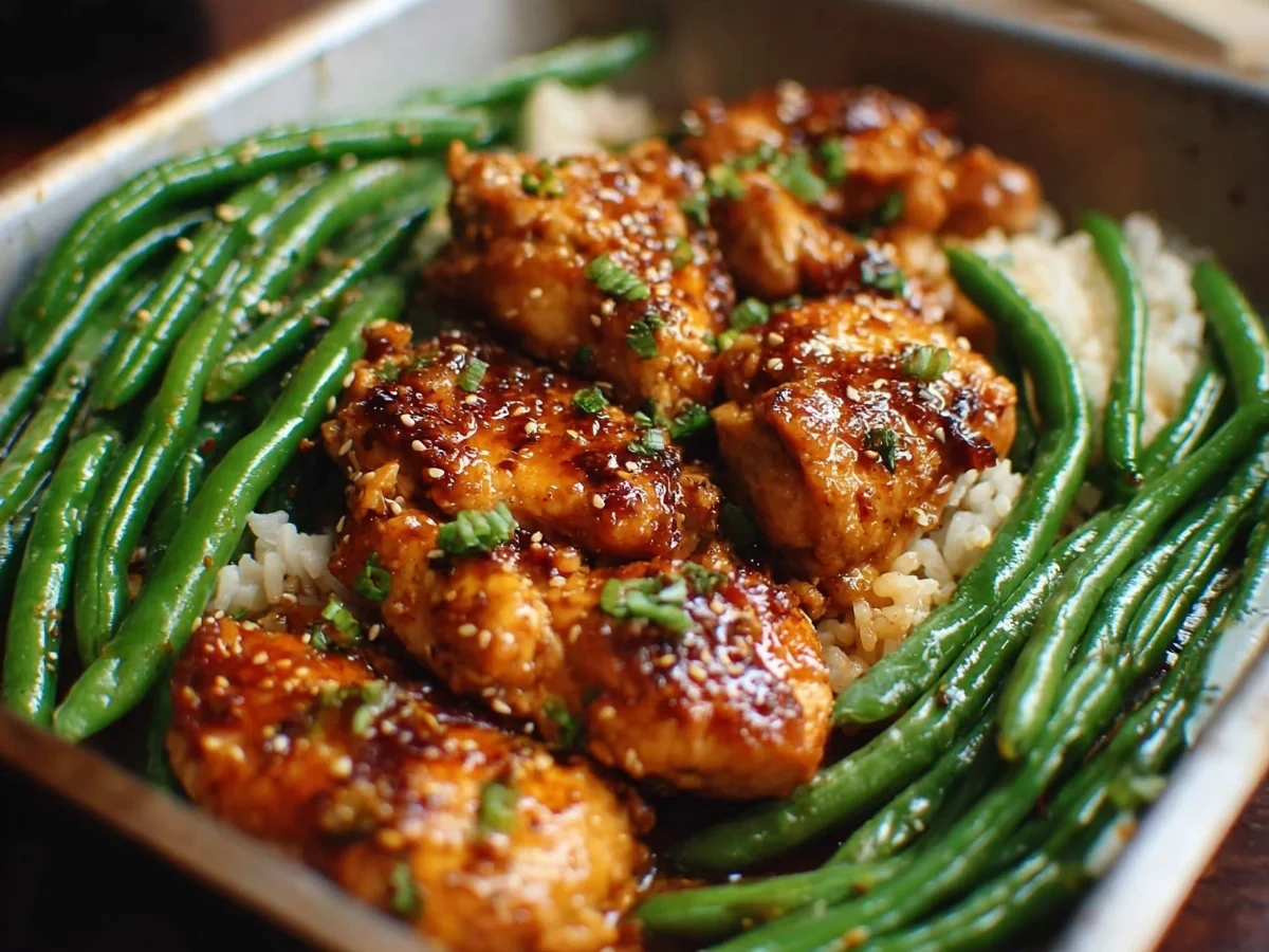 Honey Garlic Chicken & Green Beans - Image 2