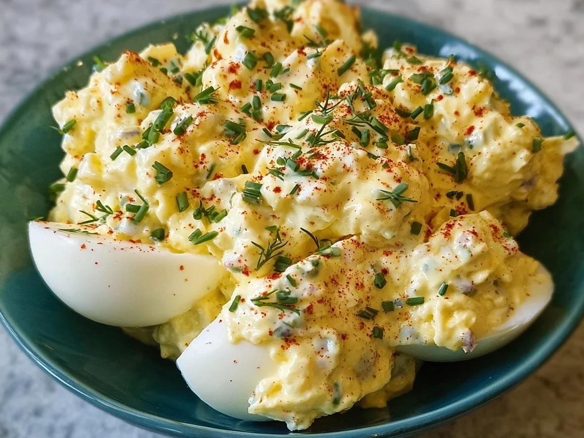Keto Creamy Deviled Egg Salad: Easy Low-Carb Recipe - Image 2