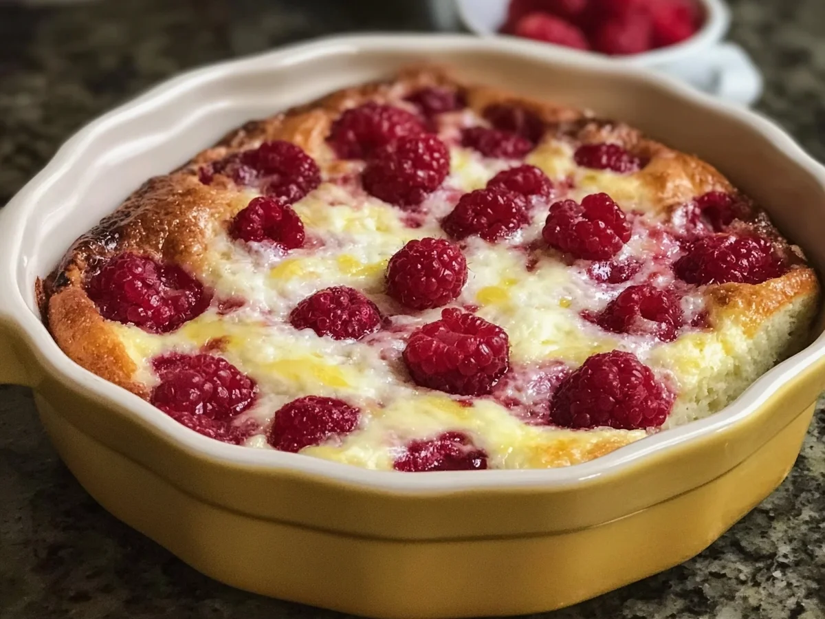 Lemon Raspberry Cottage Cheese Bake: Decadent & Easy - Image 2