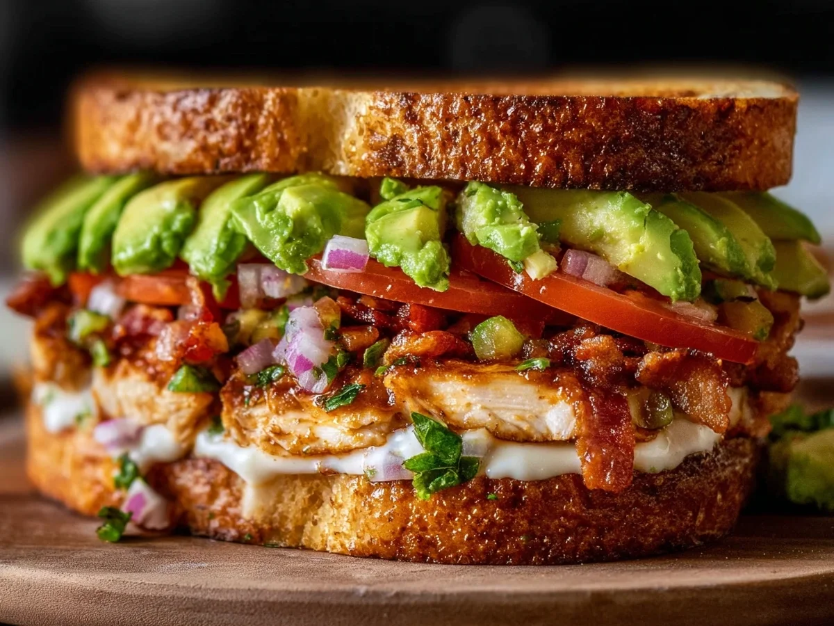 Loaded Chicken Avocado Sandwich: Protein-Packed Meal - Image 2