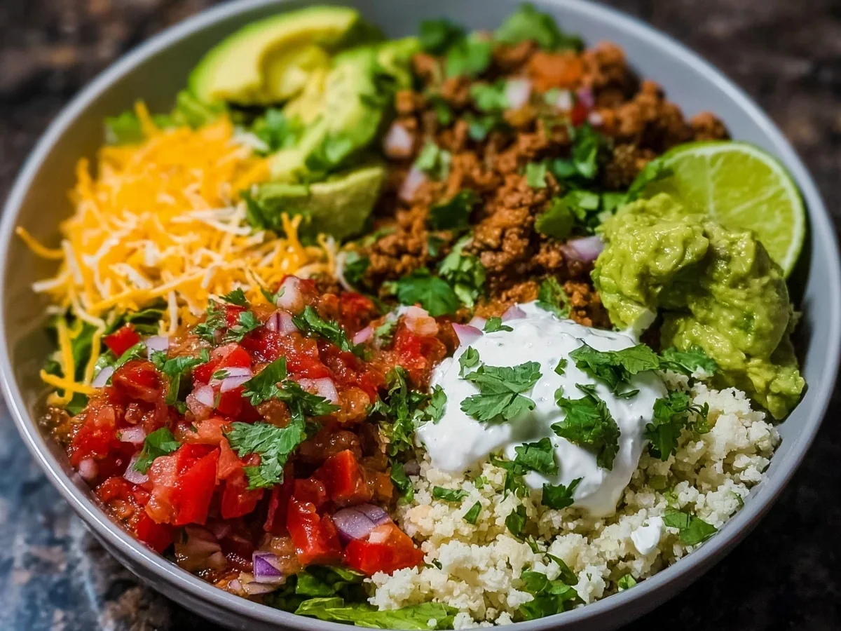 Low Carb Burrito Bowl: Easy Protein Meal Prep Recipe - Image 2