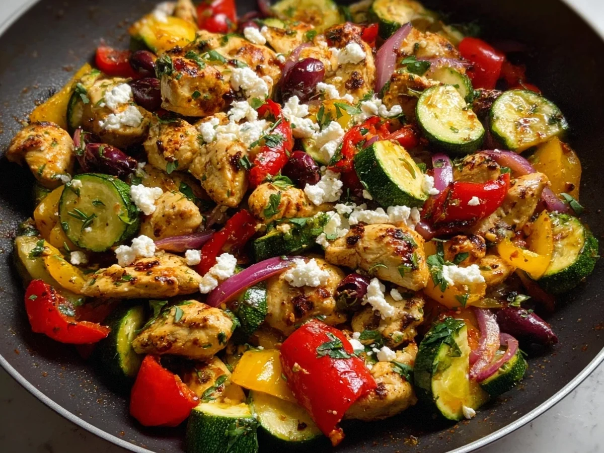 Mediterranean Chicken Stir-Fry: Quick 30-Minute Meal - Image 1