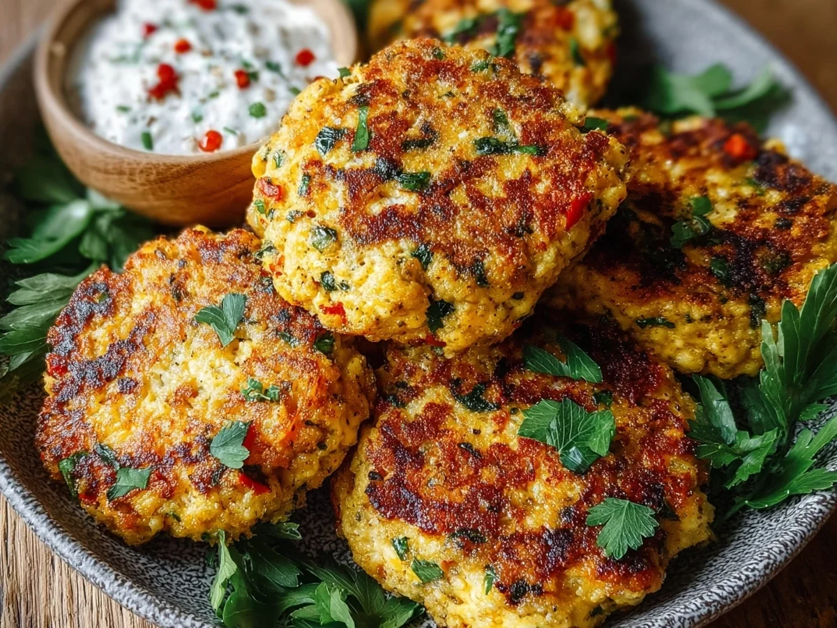Protein Cottage Cheese Patties | Quick Low Carb Meal Prep - Image 1