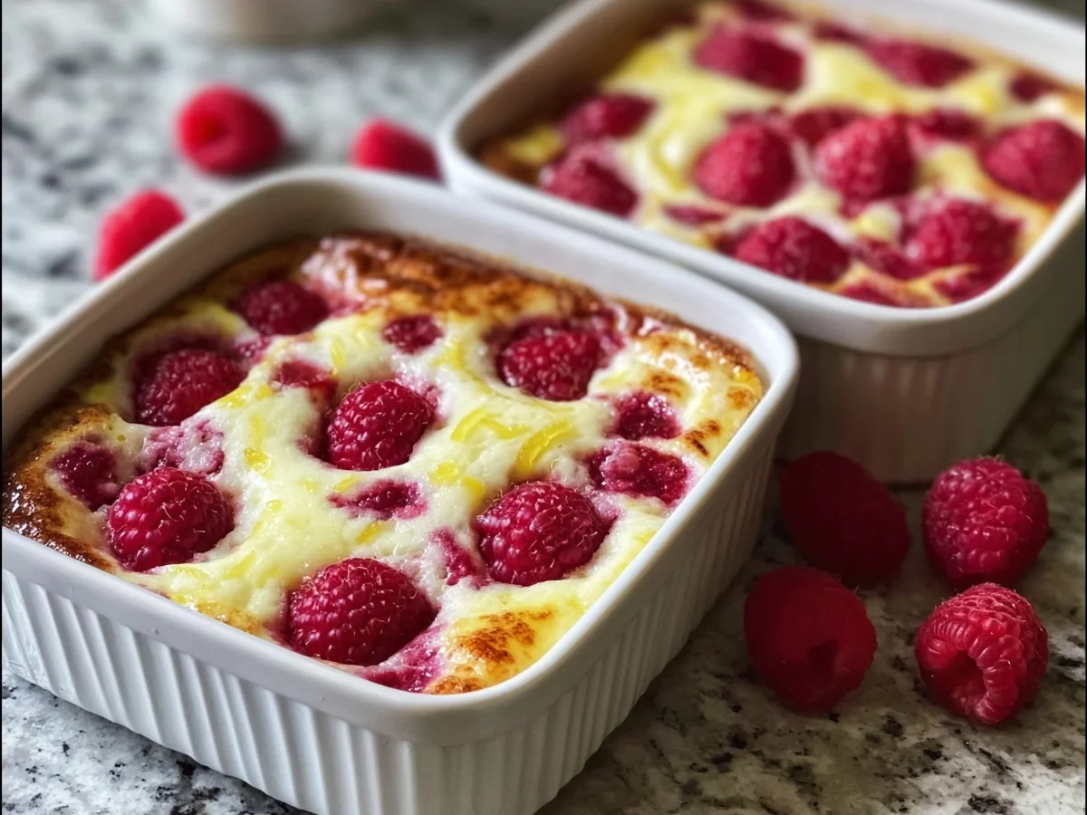 Protein-Packed Lemon Raspberry Cottage Cheese Bake - Image 2