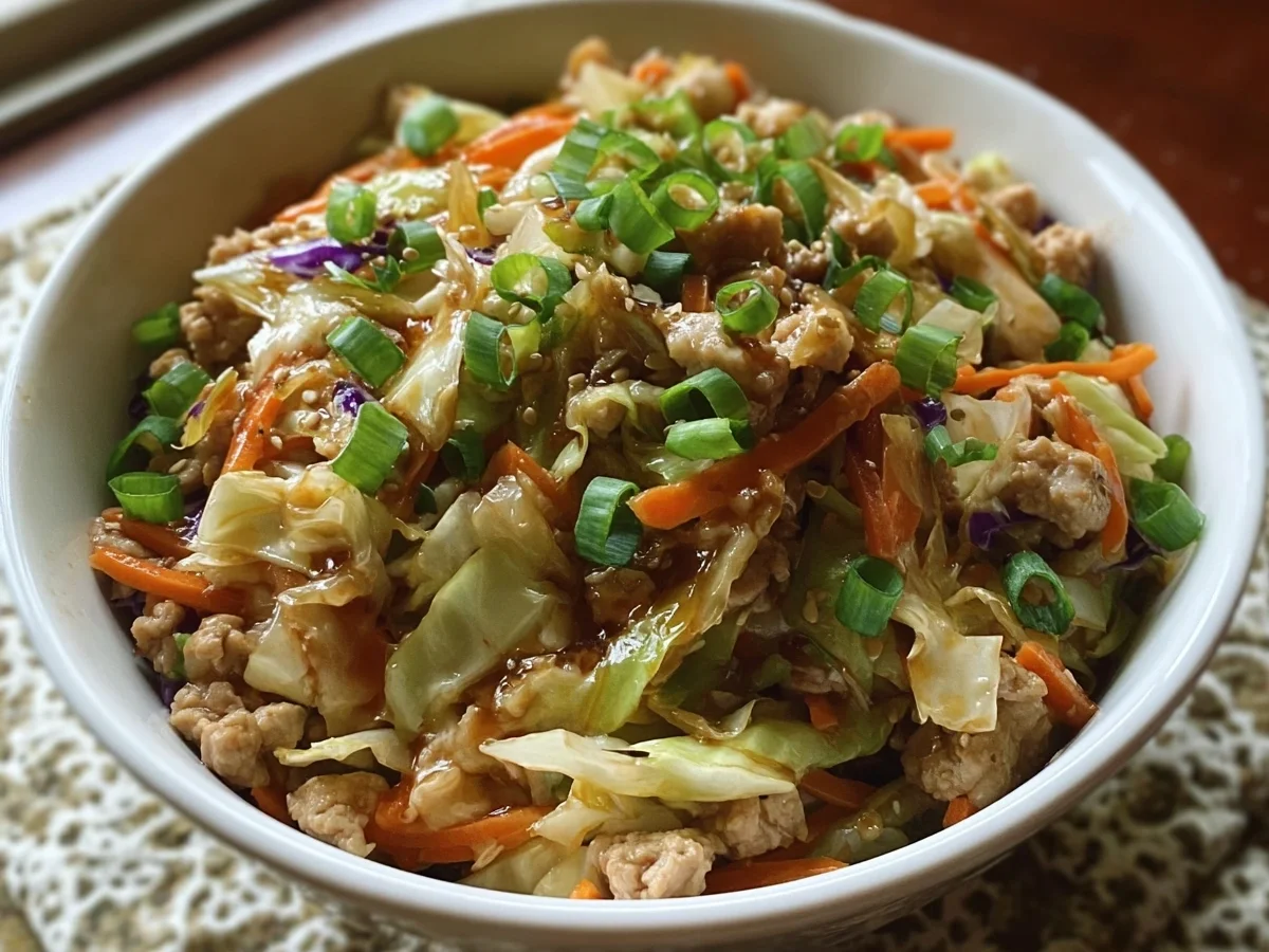 Quick Chicken Egg Roll Bowls: Protein-Packed Dinner - Image 2