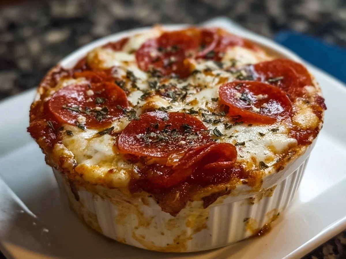 Quick Cottage Cheese Pizza Bowl Dinner - Image 1